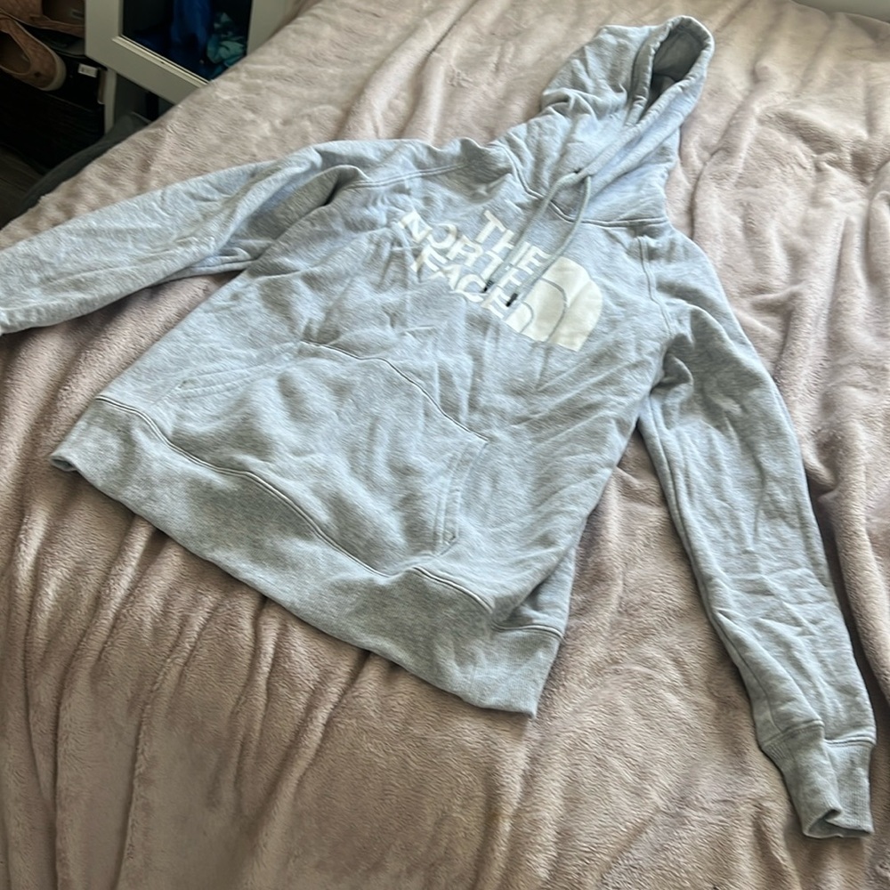 Gray Northface Hoodie